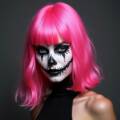 Mime with Pink Hair Costume